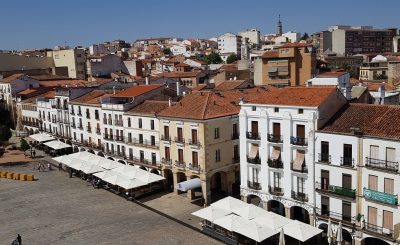 Città spagnola bellissima Cáceres